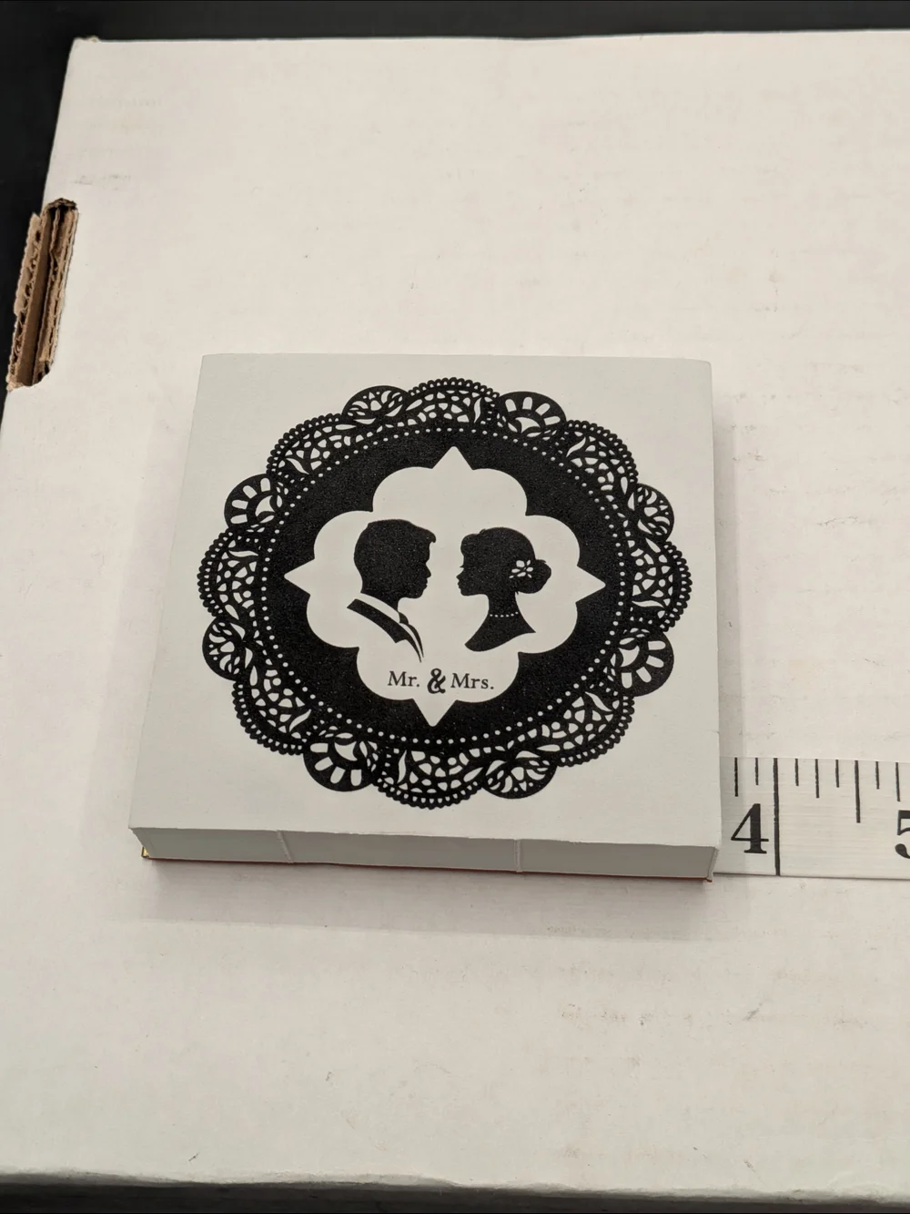 Crafts Rubber Stamps Bride and Groom Wedding Theme